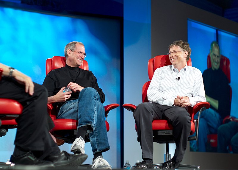 Fil:Steve Jobs and Bill Gates (522695099).jpg