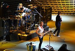The Police live på Madison Square Garden i New York, 1 augusti 2007.