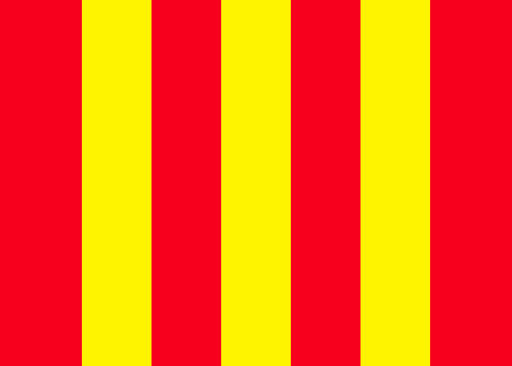 Fil:F1 yellow flag with red stripes.svg