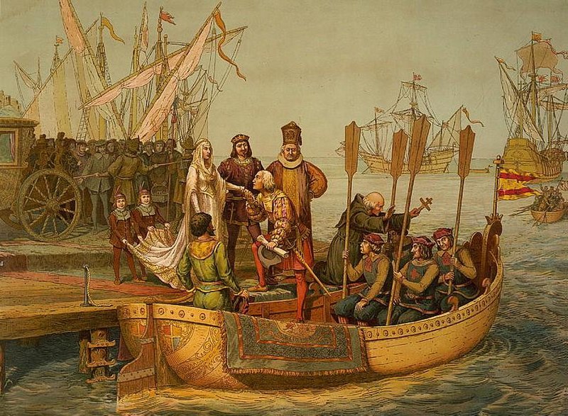 Fil:First Voyage, Departure for the New World, August 3, 1492.jpg