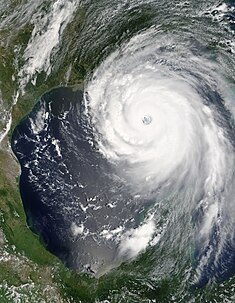 Orkanen Katrina den 28 augusti, 2005.