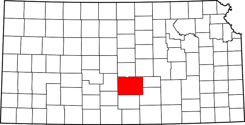 Fil:Map of Kansas highlighting Reno County.svg