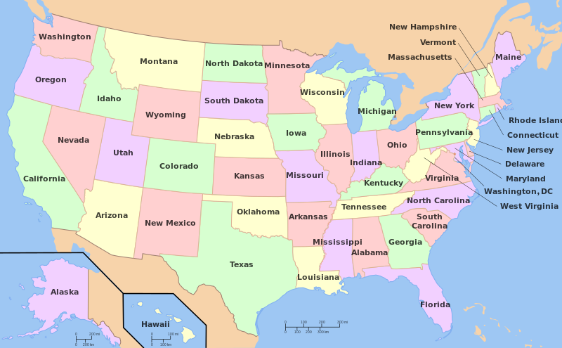 Fil:Map of USA with state names.svg
