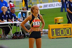 Kajsa Bergqvist i Stuttgart 2006.