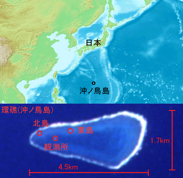 Fil:Location of Okinotorishima.png