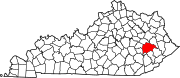 Fil:Map of Kentucky highlighting Breathitt County.svg