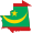 Flag-map of Mauritania.svg