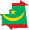 Flag-map of Mauritania.svg