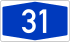 Bundesautobahn 31 number.svg