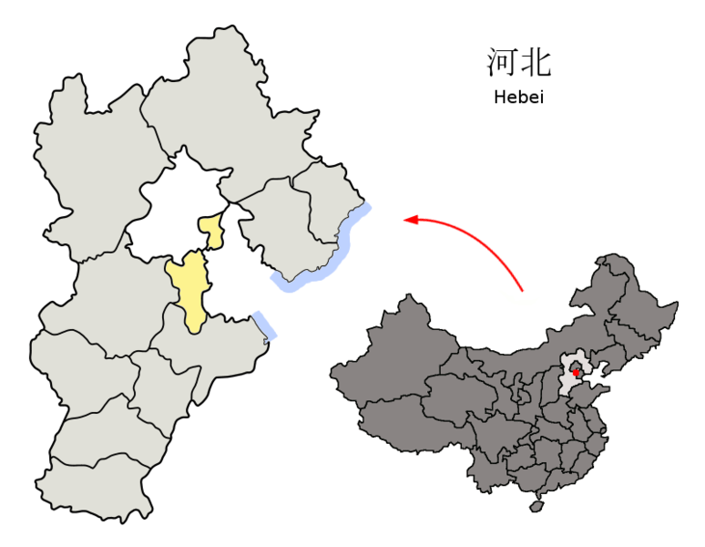 Fil:Location of Langfang Prefecture within Hebei (China).png