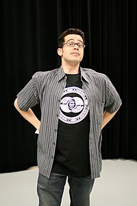 Chris Pirillo som har på sig t-shirten för Gnomedex 2007