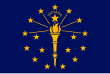 Indianas delstatsflagga