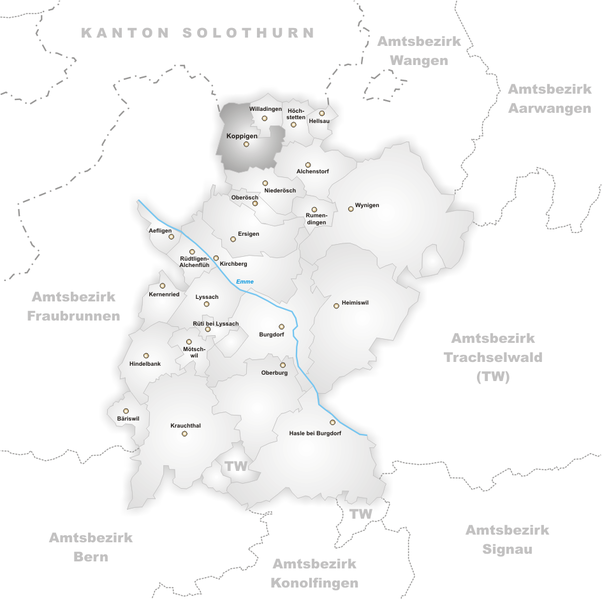 Fil:Karte Gemeinde Koppigen.png