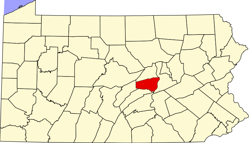 Fil:Map of Pennsylvania highlighting Snyder County.svg