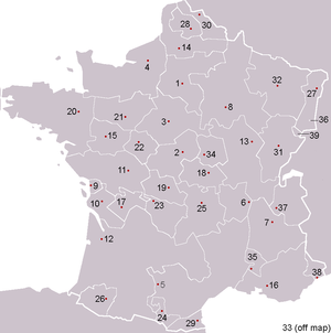 Frankrikes provinser