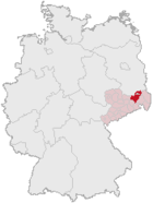 Landkreis Kamenz (mörkröd) i Tyskland