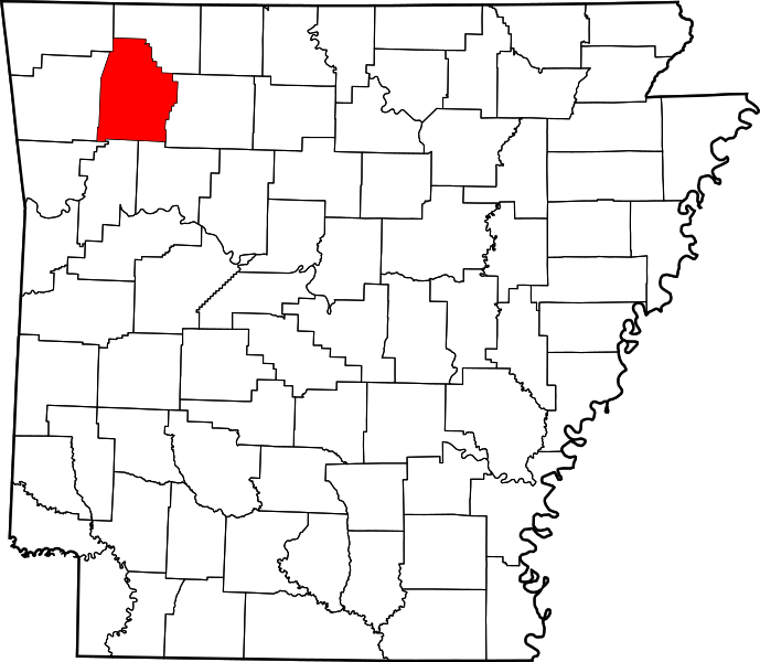 Fil:Map of Arkansas highlighting Madison County.svg