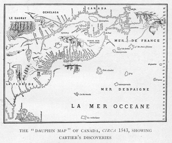 Fil:Dauphin Map of Canada - circa 1543 - Project Gutenberg etext 20110.jpg