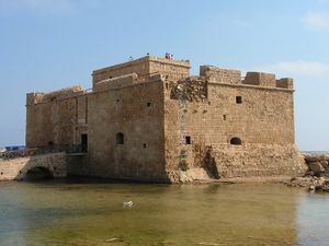 Det medeltida slottet i Paphos.