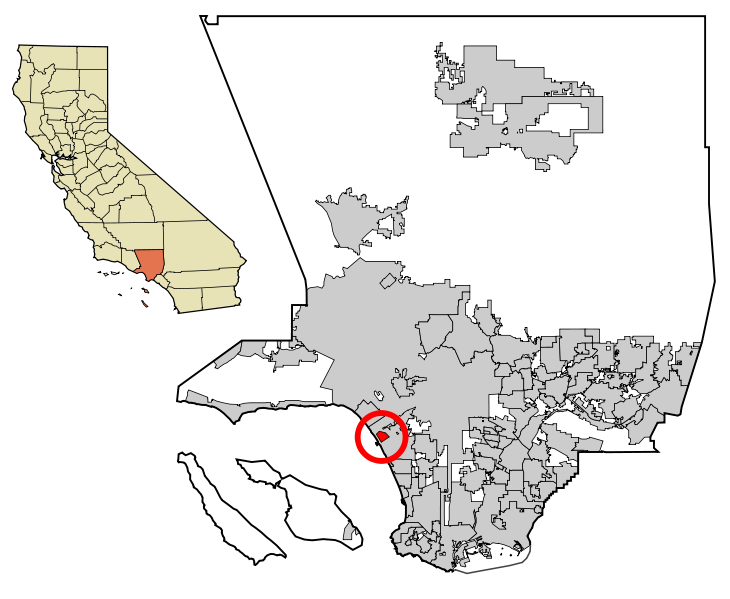 Fil:LA County Incorporated Areas Marina del Rey highlighted.svg