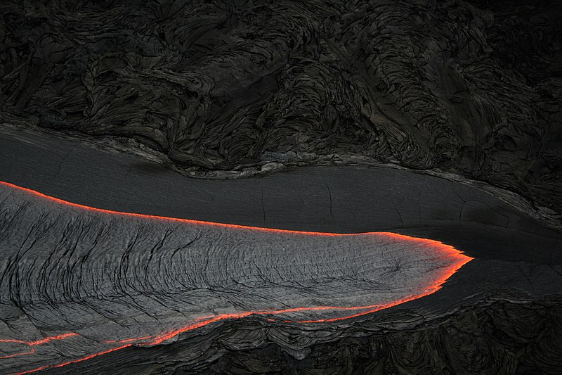 Fil:Pāhoehoe Lava flow.JPG