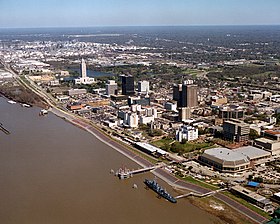Baton Rouge från luften