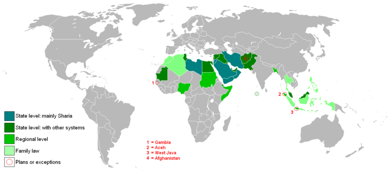 Fil:Countries with Sharia rule.png