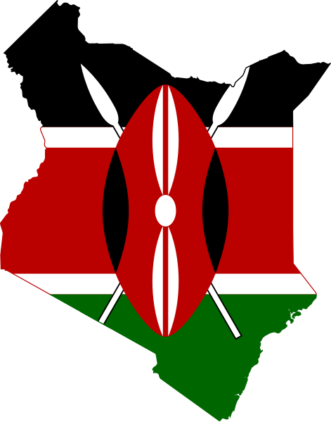 Fil:Flag-map of Kenya.svg