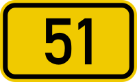 Fil:Bundesstraße 51 number.svg