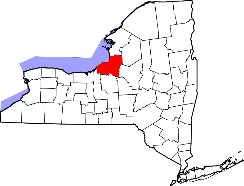 Fil:Map of New York highlighting Oswego County.svg