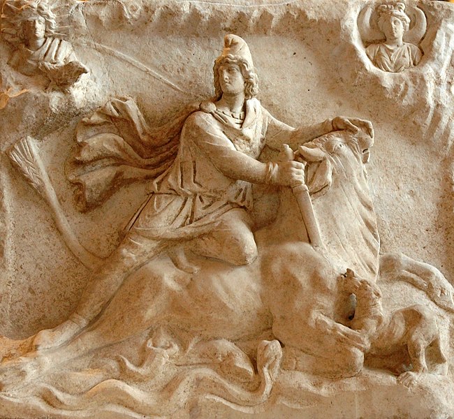 Fil:Mithras tauroctony Louvre Ma3441b.jpg