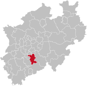 Rheinisch-Bergisher Kreis läge i Nordrhein-Westfalen