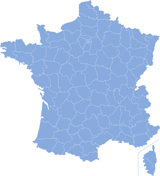 Fil:Départements de France-simple.svg