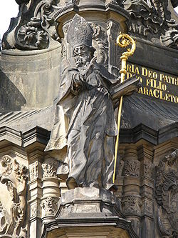 Holy Trinity Column-Saint Methodius.jpg