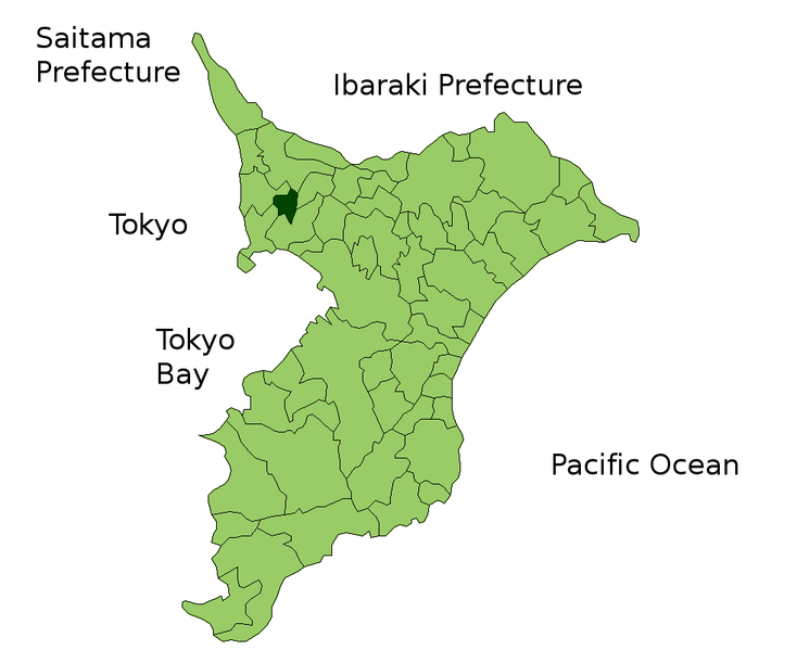Fil:Map Kamagaya en.png