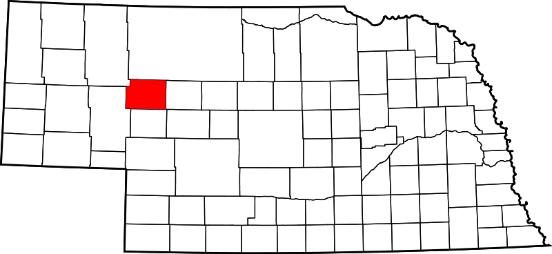 Fil:Map of Nebraska highlighting Grant County.svg