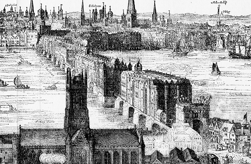Fil:London Bridge (1616) by Claes Van Visscher.jpg