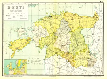 Eesti haldusjaotus 1925