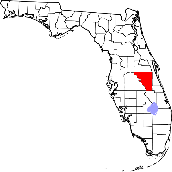 Fil:Map of Florida highlighting Osceola County.svg