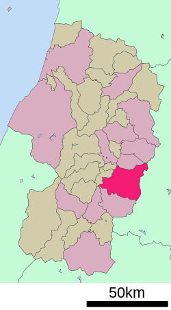 Fil:Yamagata in Yamagata Prefecture Ja.svg