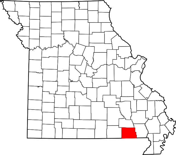 Fil:Map of Missouri highlighting Ripley County.svg