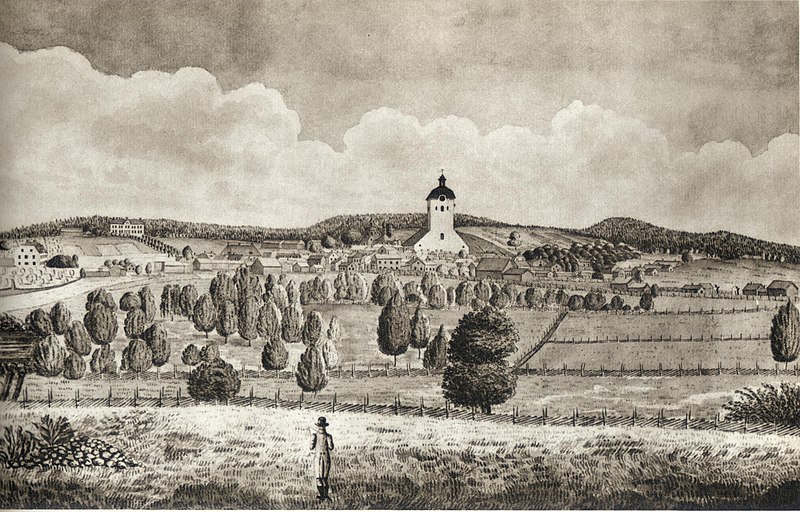 Fil:Växjö från Västramark 1802.jpg