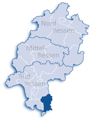 Odenwaldkreis i Hessen