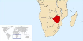 Rhodesias läge