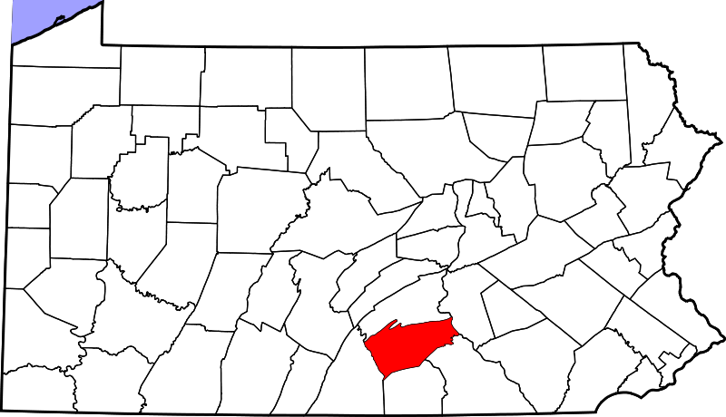 Fil:Map of Pennsylvania highlighting Cumberland County.svg