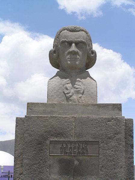 Fil:20061001 - Mitad del Mundo (busto de Antonio de Ulloa).jpg