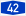 Bundesautobahn 42 number.svg