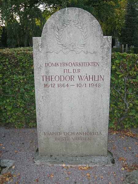 Fil:Grave of theodor wåhlin in lund sweden.JPG