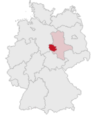 Landkreis Harz (mörkröd) i Tyskland