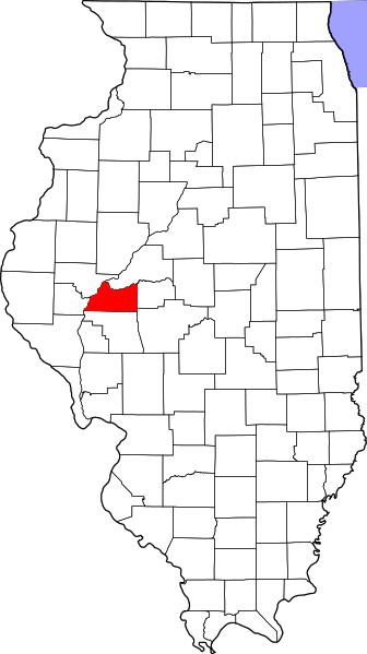 Fil:Map of Illinois highlighting Cass County.svg